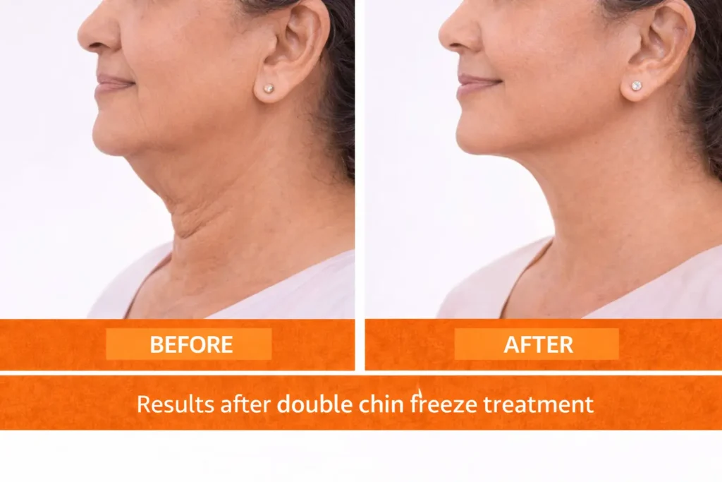 double chin freezing at vivobody mumbai