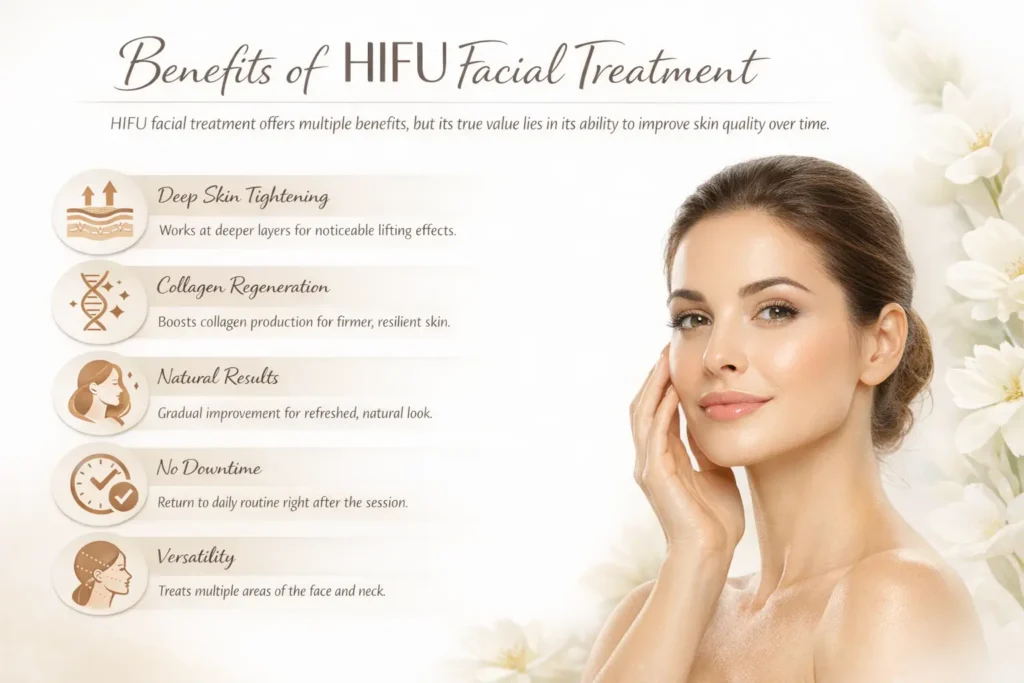 Benefits of HIFU Facial Treatment