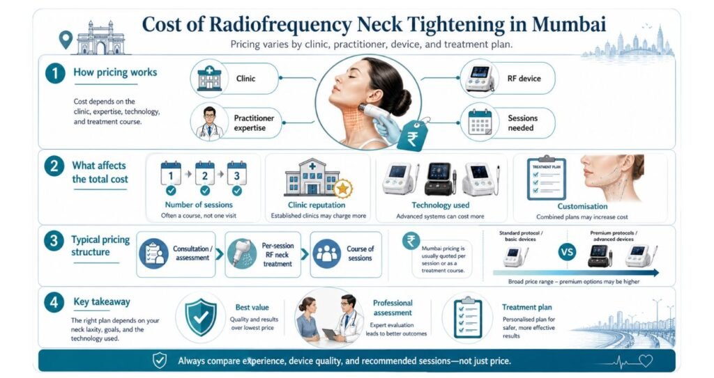 Cost of Radiofrequency Neck Tightening in Mumbai
