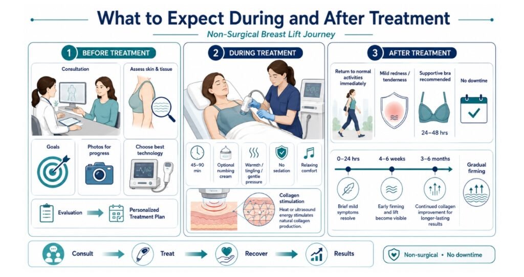Non-Surgical Breast Lift Options in India: What Works in 2026? 7 What to Expect During and After Treatment 1