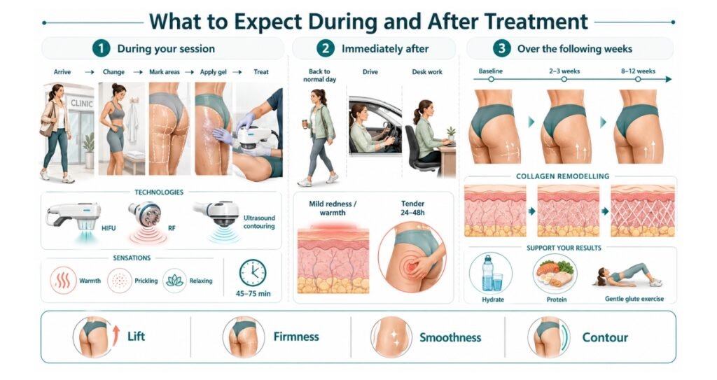Non-Surgical Butt Lift Options in India: Natural Lift 2026 4 What to Expect During and After Treatment 2