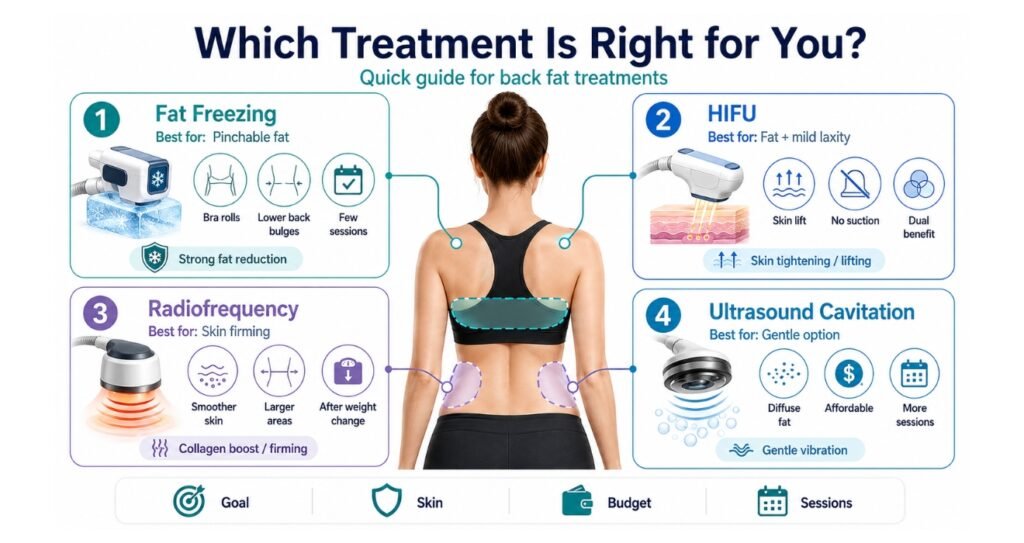 Non-Surgical Back Fat Reduction in India: Safe Treatments 7 Which Treatment Is Right for You