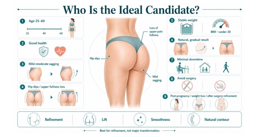 Non-Surgical Butt Lift Options in India: Natural Lift 2026 6 Who Is the Ideal Candidate 1