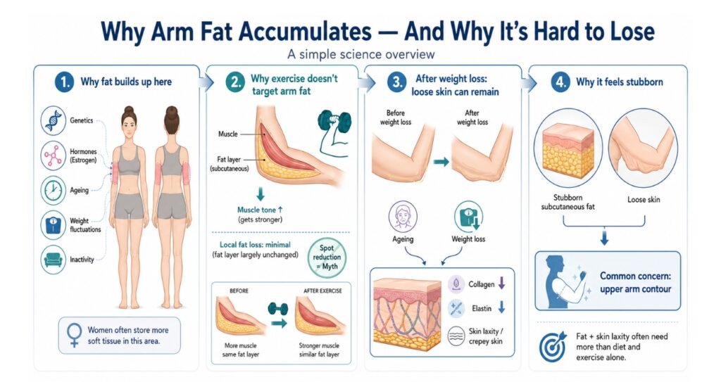Why Does Arm Fat Accumulate and Why Is It So Hard to Lose