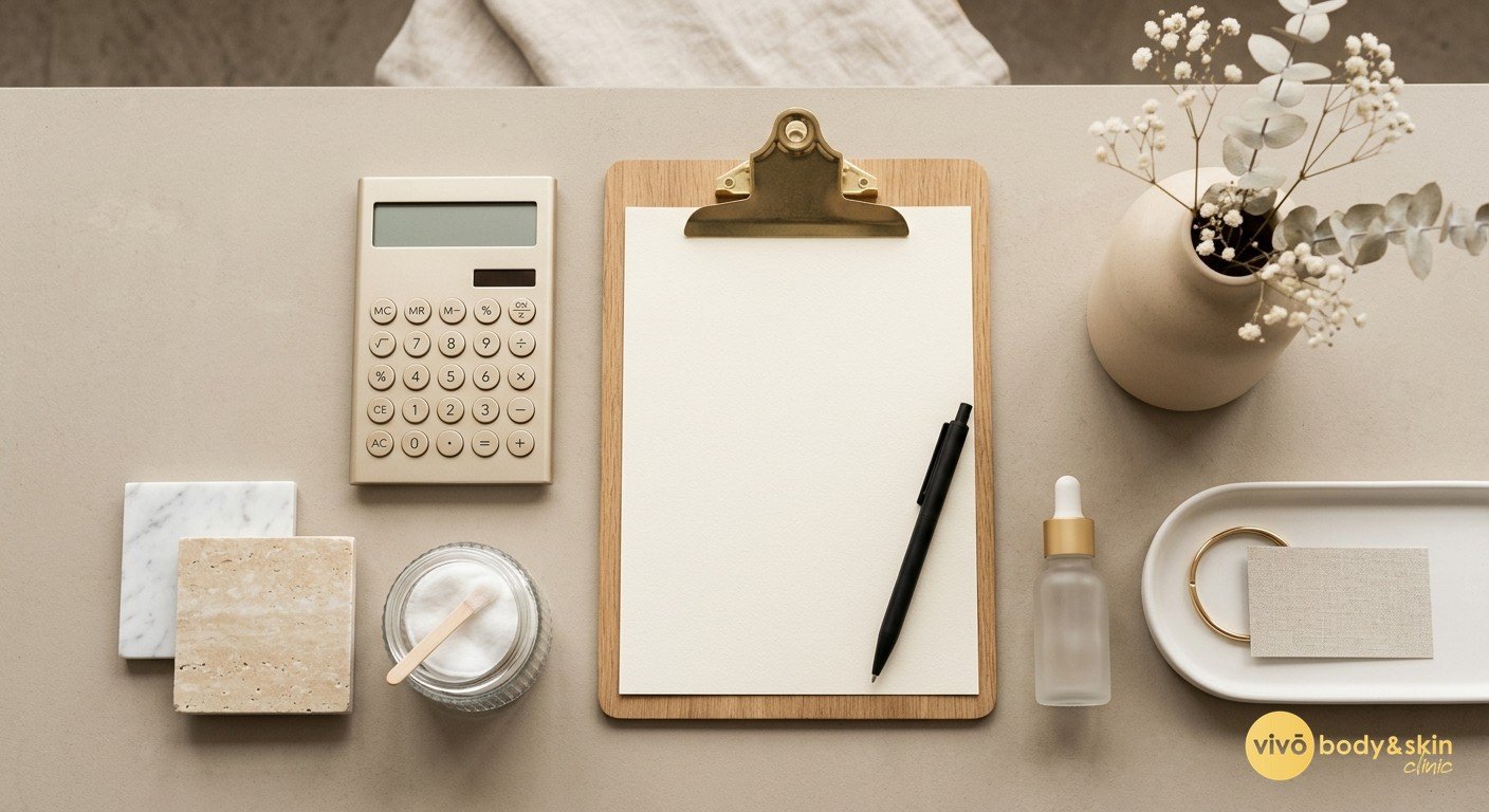 Cost planning concept for radiofrequency neck tightening treatment