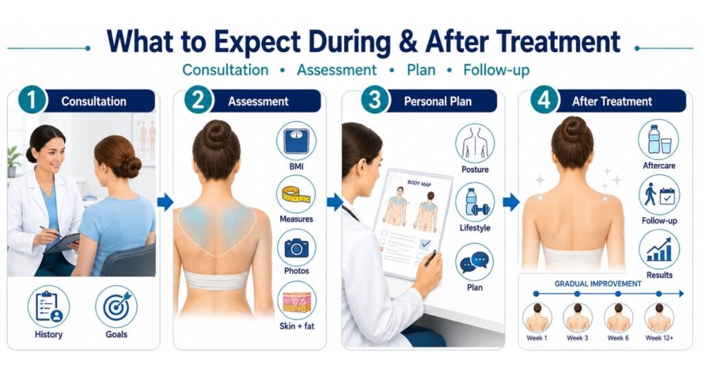 Non-Surgical Shoulder & Upper Back Contouring in India 5 What to Expect During and After Treatment 3