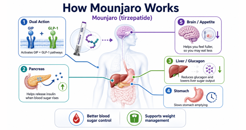 How to Maintain Weight Loss After Mounjaro in India 2 How Mounjaro Works