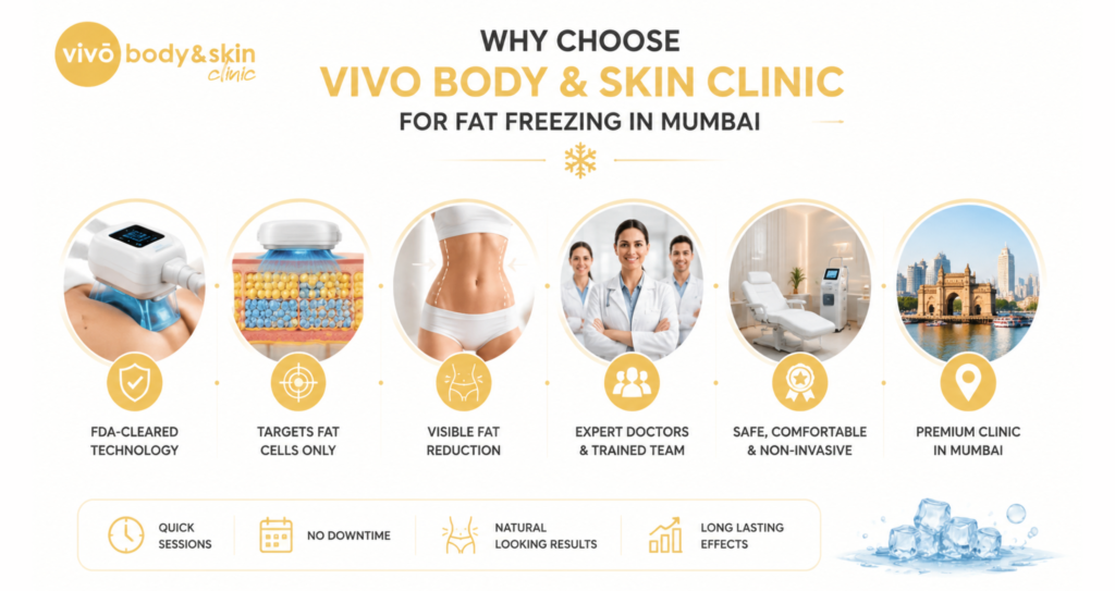 How Many Fat Freezing Sessions Do You Actually Need? 9 Why Choose VIVO Body Skin Clinic for Fat Freezing in Mumbai