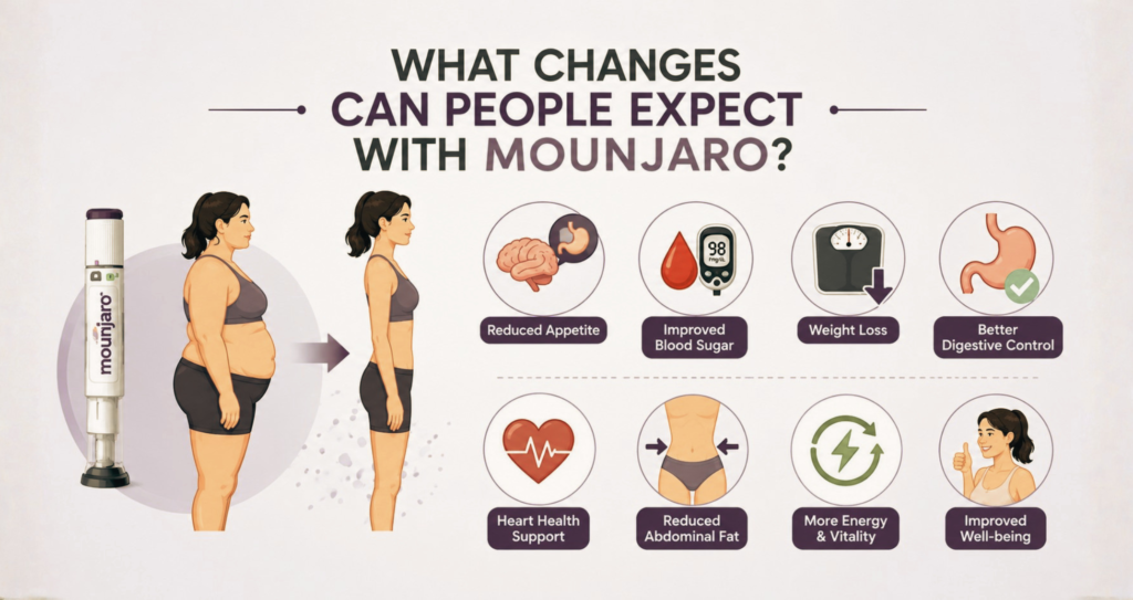 Mounjaro Before and After: Realistic Results & Timeline in India 4 What Changes Can People Expect With Mounjaro