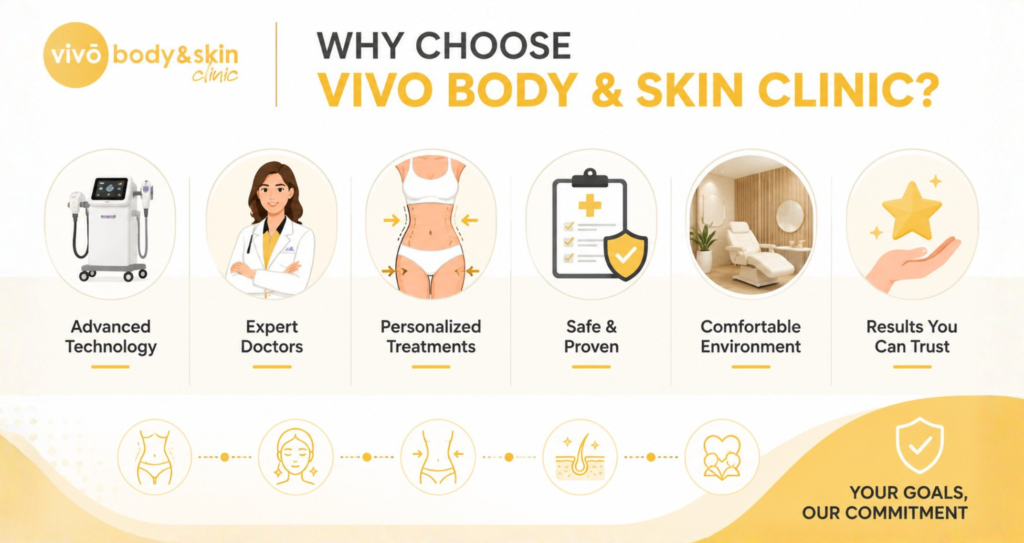 Mounjaro Before and After: Realistic Results & Timeline in India 6 Why Choose Vivo Body Skin Clinic 1