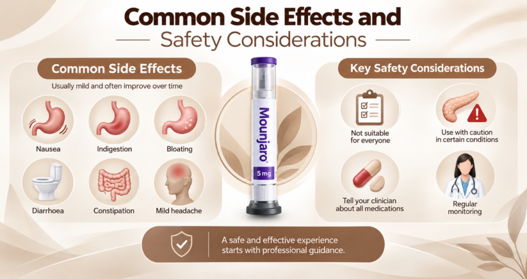 Mounjaro Consultation in Mumbai: Eligibility, Safety & What to Expect 7 Common Side Effects and Safety Considerations