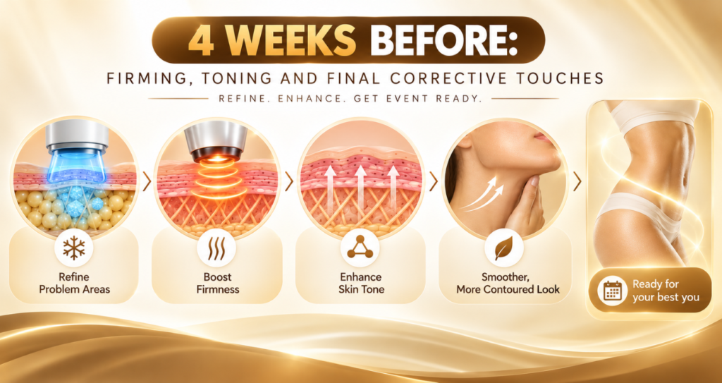 Festive Skin Prep in India: When to Book Your Treatment 5 4 Weeks Before Firming Toning and Final Corrective Touches