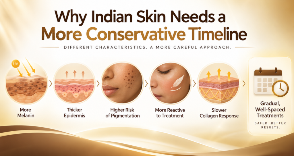 Festive Skin Prep in India: When to Book Your Treatment 2 Why Indian Skin Needs a More Conservative Timeline